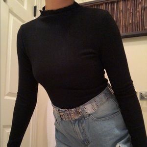 Simple Black Turtleneck